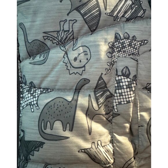 SwissTech Toddler Dinosaur Print Puffer Jacket With Hood 12M - Picture 5 of 6